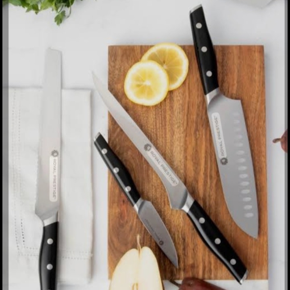 Royal Prestige kitchen knife set (knives + sharpener) 11 pcs in total